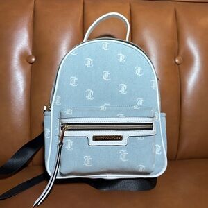Juicy Couture Bestseller Rosie Mini Backpack Gothic Denim / White